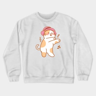 Baby cat dance Crewneck Sweatshirt